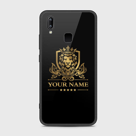 Vivo V9 Cover - Gold Series - HQ Ultra Shine Premium Infinity Glass Soft Silicon Borders Case