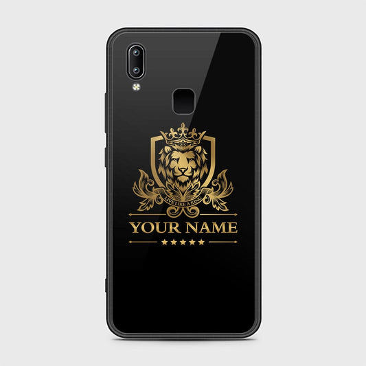 Vivo Y95 Cover - Gold Series - HQ Ultra Shine Premium Infinity Glass Soft Silicon Borders Case