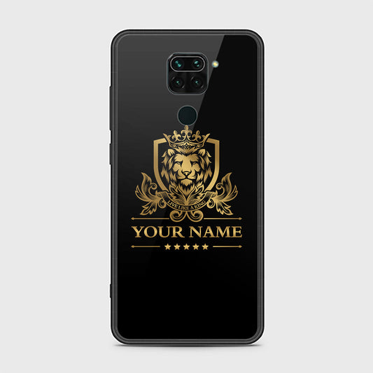 Xiaomi Redmi Note 9 Cover - Gold Series - HQ Ultra Shine Premium Infinity Glass Soft Silicon Borders Case