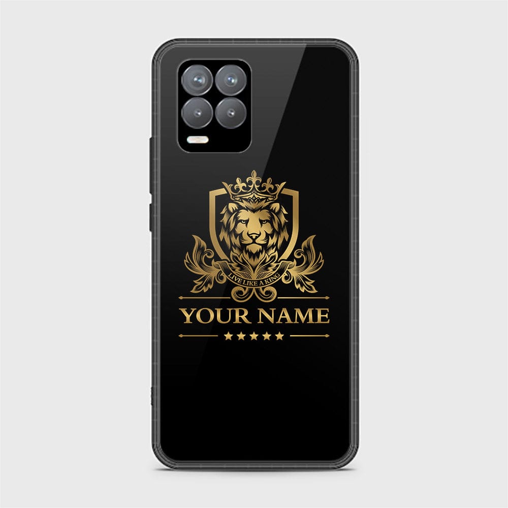Realme 8 Pro Cover - Gold Series - HQ Ultra Shine Premium Infinity Glass Soft Silicon Borders Case