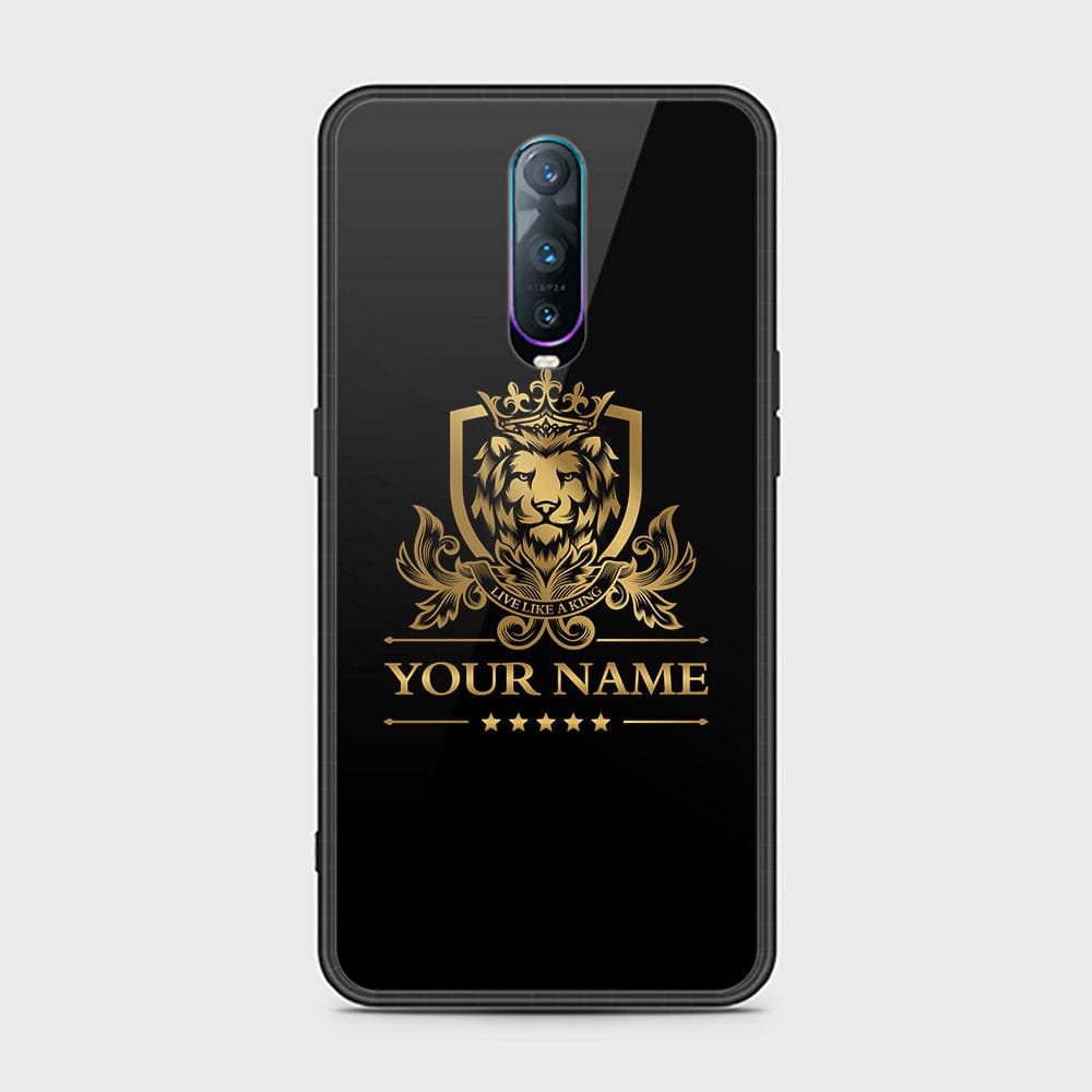 OPPO R17 Pro Cover - Gold Series - HQ Ultra Shine Premium Infinity Glass Soft Silicon Borders Case