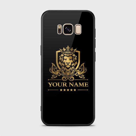 Samsung Galaxy S8 Cover - Gold Series - HQ Ultra Shine Premium Infinity Glass Soft Silicon Borders Case