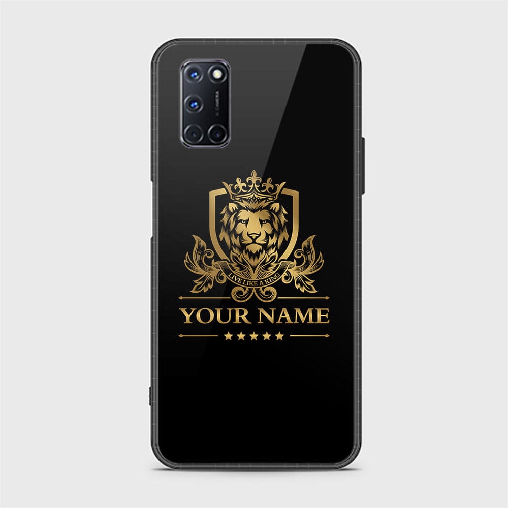 Oppo A72 Cover - Gold Series - HQ Ultra Shine Premium Infinity Glass Soft Silicon Borders Case