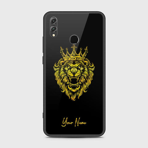 Huawei Honor 8X Cover - Gold Series - HQ Ultra Shine Premium Infinity Glass Soft Silicon Borders Case