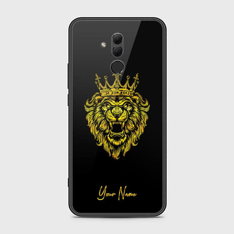 Huawei Mate 20 Lite Cover - Gold Series - HQ Ultra Shine Premium Infinity Glass Soft Silicon Borders Case