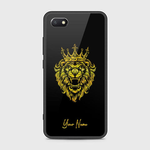 Huawei Y5 Prime 2018 Cover - Gold Series - HQ Ultra Shine Premium Infinity Glass Soft Silicon Borders Case