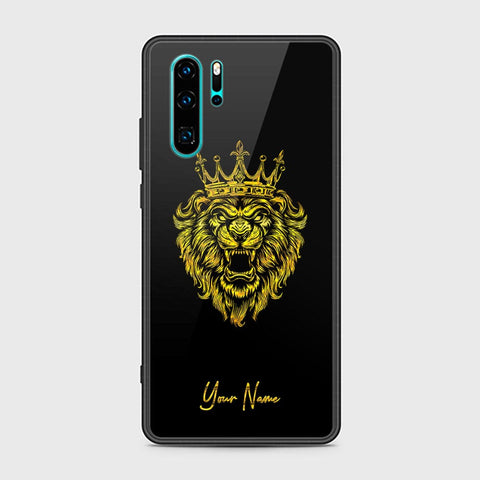 Huawei P30 Pro Cover - Gold Series - HQ Ultra Shine Premium Infinity Glass Soft Silicon Borders Case