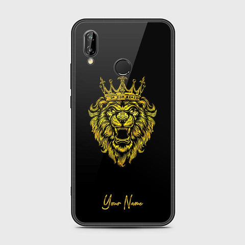 Huawei P20 Lite Cover - Gold Series - HQ Ultra Shine Premium Infinity Glass Soft Silicon Borders Case