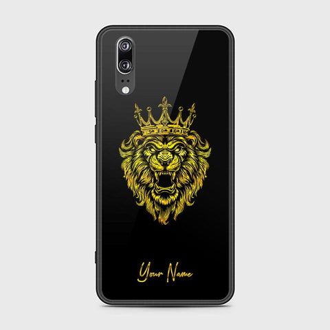 Huawei P20 Cover - Gold Series - HQ Ultra Shine Premium Infinity Glass Soft Silicon Borders Case