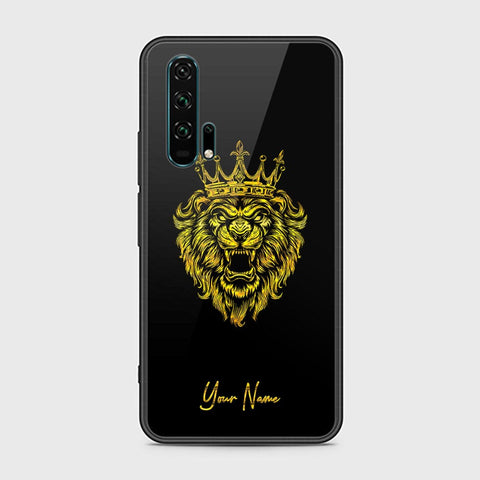 Honor 20 Pro Cover - Gold Series - HQ Ultra Shine Premium Infinity Glass Soft Silicon Borders Case