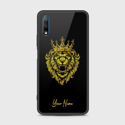 Honor 9X without logo Cover - Gold Series - HQ Ultra Shine Premium Infinity Glass Soft Silicon Borders Case