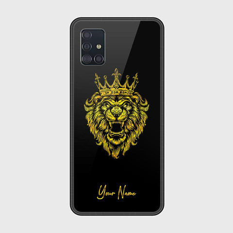 Samsung Galaxy A51 Cover - Gold Series - HQ Ultra Shine Premium Infinity Glass Soft Silicon Borders Case