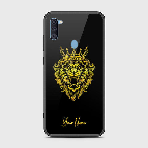 Samsung Galaxy M11 Cover - Gold Series - HQ Ultra Shine Premium Infinity Glass Soft Silicon Borders Case