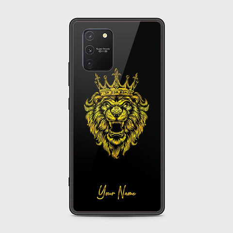 Samsung Galaxy A91 Cover - Gold Series - HQ Ultra Shine Premium Infinity Glass Soft Silicon Borders Case