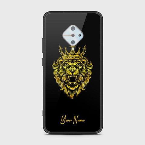 Vivo S1 Pro Cover - Gold Series - HQ Ultra Shine Premium Infinity Glass Soft Silicon Borders Case