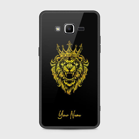 J2 Prime Cover - Gold Series - HQ Ultra Shine Premium Infinity Glass Soft Silicon Borders Case