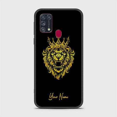 Samsung Galaxy M31 Cover - Gold Series - HQ Ultra Shine Premium Infinity Glass Soft Silicon Borders Case