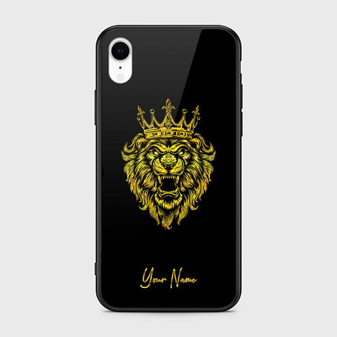 iPhone XR Cover - Gold Series - HQ Ultra Shine Premium Infinity Glass Soft Silicon Borders Case