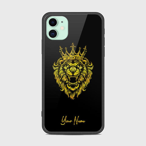 iPhone 11 Cover - Gold Series - HQ Ultra Shine Premium Infinity Glass Soft Silicon Borders Case