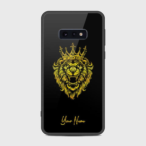 Samsung Galaxy S10e Cover - Gold Series - HQ Ultra Shine Premium Infinity Glass Soft Silicon Borders Case