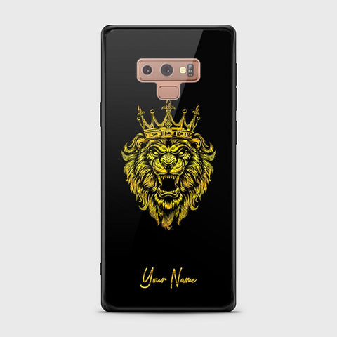Samsung Galaxy Note 9 Cover - Gold Series - HQ Ultra Shine Premium Infinity Glass Soft Silicon Borders Case
