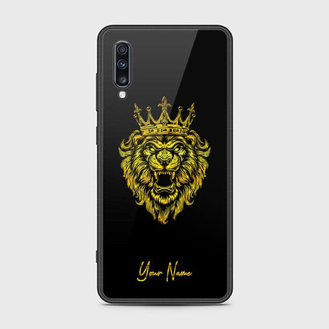 Samsung Galaxy A70s Cover - Gold Series - HQ Ultra Shine Premium Infinity Glass Soft Silicon Borders Case