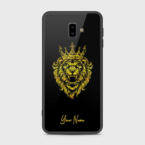 Samsung Galaxy J6 Plus 2018 Cover - Gold Series - HQ Ultra Shine Premium Infinity Glass Soft Silicon Borders Case