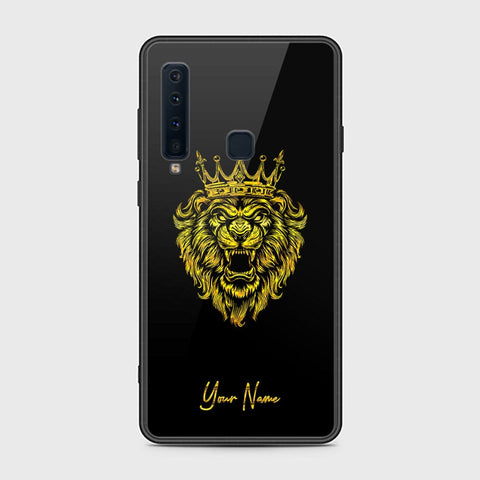 Samsung Galaxy A9 2018 Cover - Gold Series - HQ Ultra Shine Premium Infinity Glass Soft Silicon Borders Case