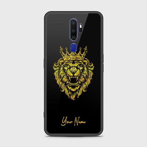 Oppo A9 2020 Cover - Gold Series - HQ Ultra Shine Premium Infinity Glass Soft Silicon Borders Case