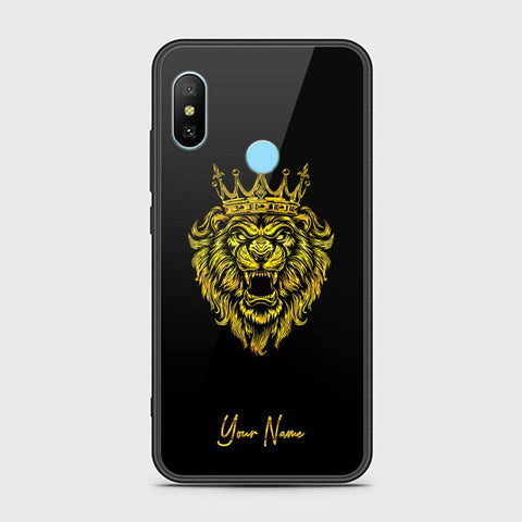 Redmi 6 Pro Cover - Gold Series - HQ Ultra Shine Premium Infinity Glass Soft Silicon Borders Case