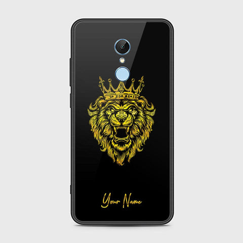 Redmi 5 Plus Cover - Gold Series - HQ Ultra Shine Premium Infinity Glass Soft Silicon Borders Case