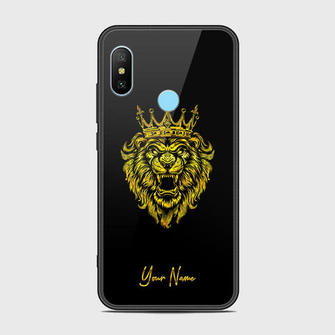 Xiaomi Redmi Note 6 Pro Cover - Gold Series - HQ Ultra Shine Premium Infinity Glass Soft Silicon Borders Case