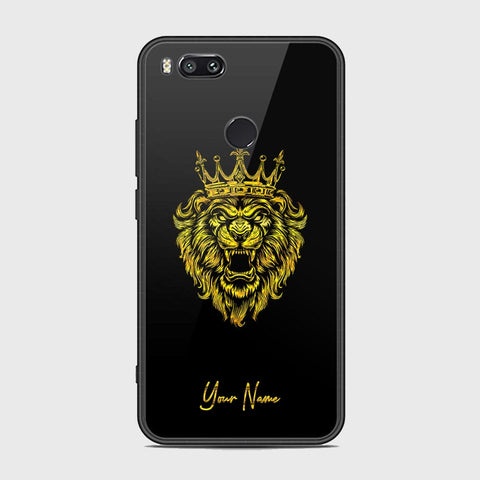 Xiaomi Mi A1 Cover - Gold Series - HQ Ultra Shine Premium Infinity Glass Soft Silicon Borders Case