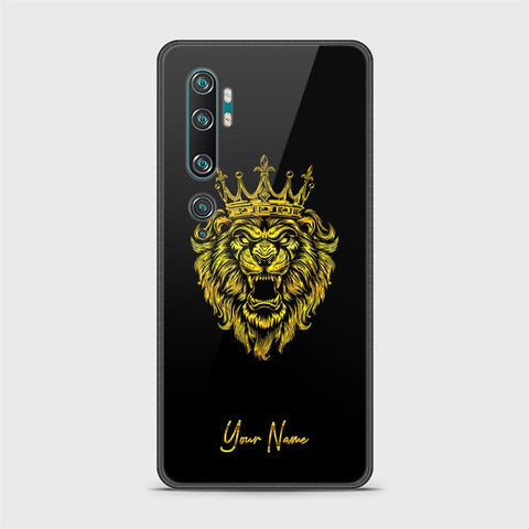 Xiaomi Mi CC9 Pro Cover - Gold Series - HQ Ultra Shine Premium Infinity Glass Soft Silicon Borders Case