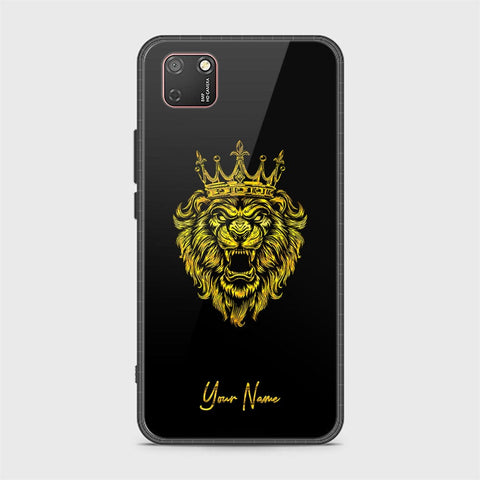 Huawei Y5p Cover - Gold Series - HQ Ultra Shine Premium Infinity Glass Soft Silicon Borders Case