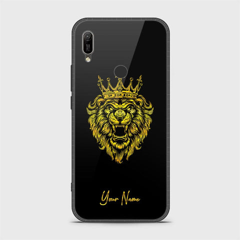 Huawei Y6 2019 / Y6 Prime 2019 Cover - Gold Series - HQ Ultra Shine Premium Infinity Glass Soft Silicon Borders Case