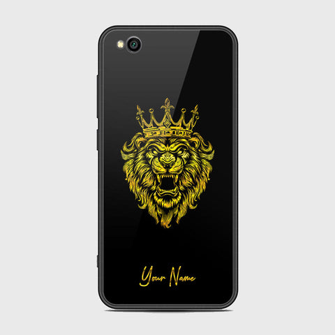 Xiaomi Redmi Go Cover - Gold Series - HQ Ultra Shine Premium Infinity Glass Soft Silicon Borders Case