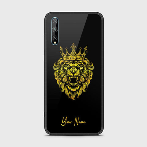 Huawei Y8p Cover - Gold Series - HQ Ultra Shine Premium Infinity Glass Soft Silicon Borders Case