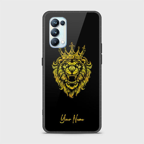 Oppo Reno 5 Pro 5G Cover - Gold Series - HQ Ultra Shine Premium Infinity Glass Soft Silicon Borders Case