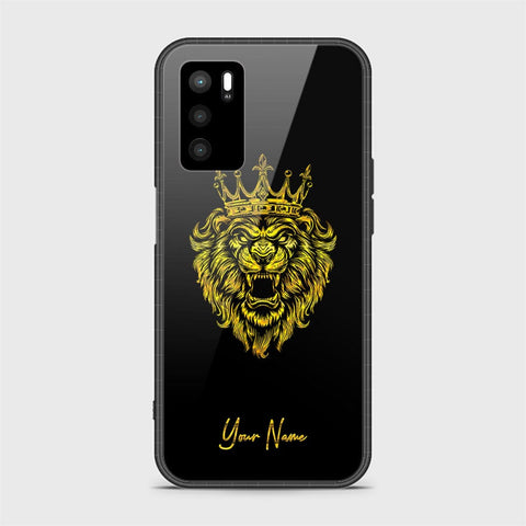Oppo A16 Cover - Gold Series - HQ Ultra Shine Premium Infinity Glass Soft Silicon Borders Case