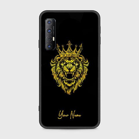 Oppo Reno 3 Pro 5G Cover - Gold Series - HQ Ultra Shine Premium Infinity Glass Soft Silicon Borders Case