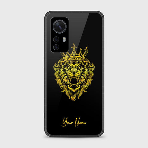 Xiaomi 12 Pro Cover - Gold Series - HQ Ultra Shine Premium Infinity Glass Soft Silicon Borders Case