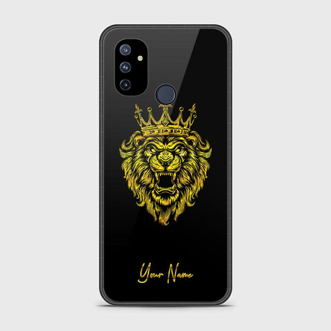 OnePlus Nord N100 Cover - Gold Series - HQ Ultra Shine Premium Infinity Glass Soft Silicon Borders Case