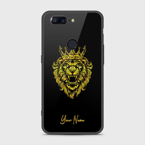 OnePlus 5T Cover - Gold Series - HQ Ultra Shine Premium Infinity Glass Soft Silicon Borders Case