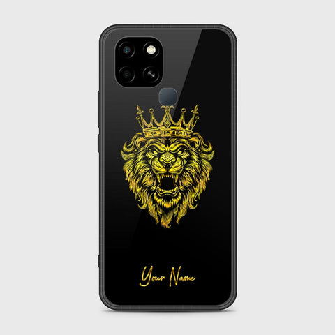 Infinix Smart 6 Cover - Gold Series - HQ Ultra Shine Premium Infinity Glass Soft Silicon Borders Cas