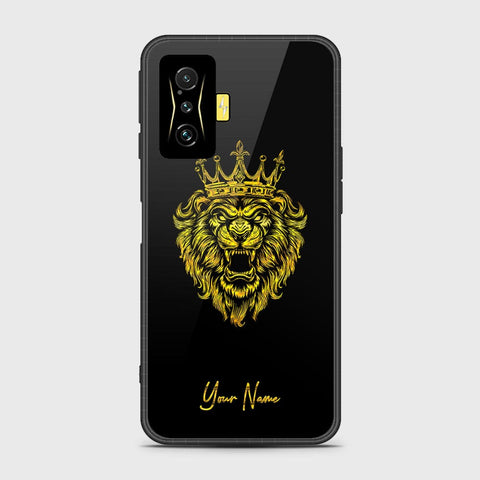 Xiaomi Poco F4 GT Cover - Gold Series - HQ Ultra Shine Premium Infinity Glass Soft Silicon Borders Case