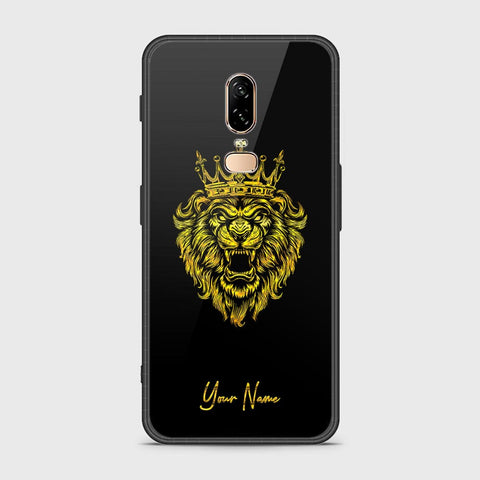 OnePlus 6 Cover - Gold Series - HQ Ultra Shine Premium Infinity Glass Soft Silicon Borders Case