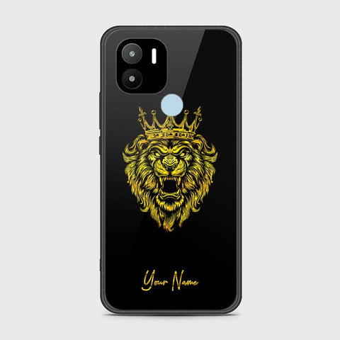 Xiaomi Redmi A2 Plus Cover - Gold Series - HQ Ultra Shine Premium Infinity Glass Soft Silicon Borders Case
