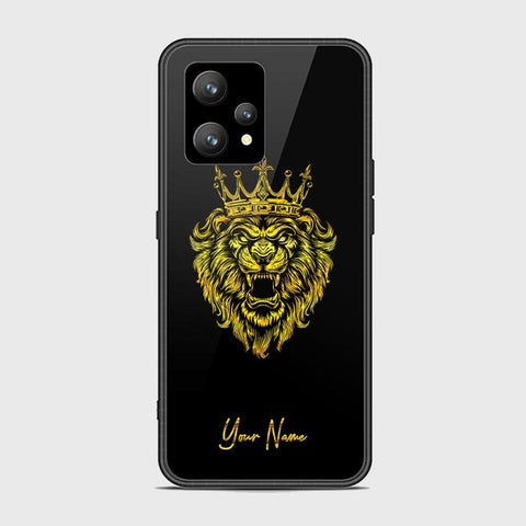 Realme 9 4G Cover - Gold Series - HQ Ultra Shine Premium Infinity Glass Soft Silicon Borders Case