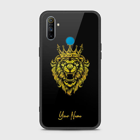 Realme 6i Cover - Gold Series - HQ Ultra Shine Premium Infinity Glass Soft Silicon Borders Case